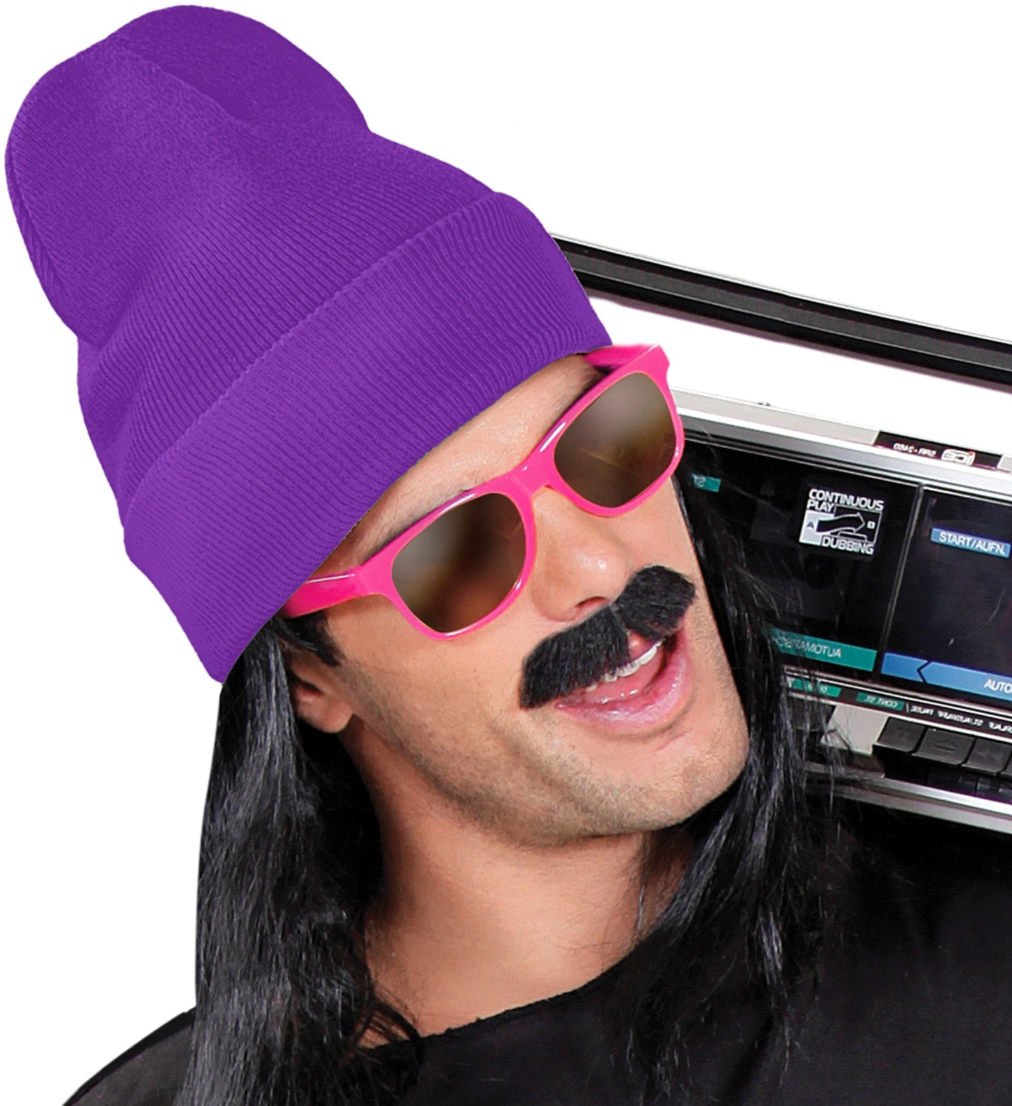 Lila Wollmütze