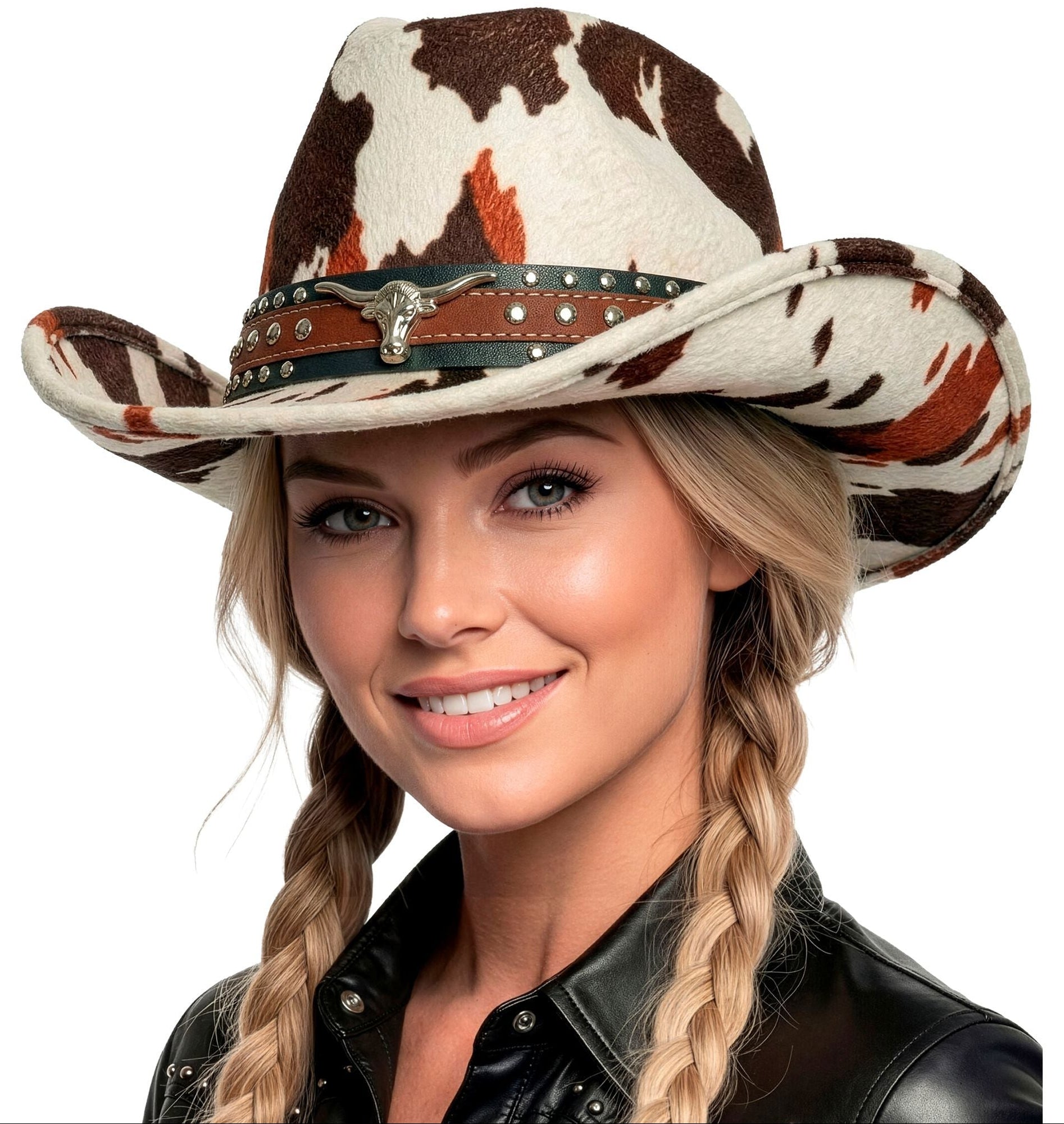 Montana-Tierleder Cowboy-Hut