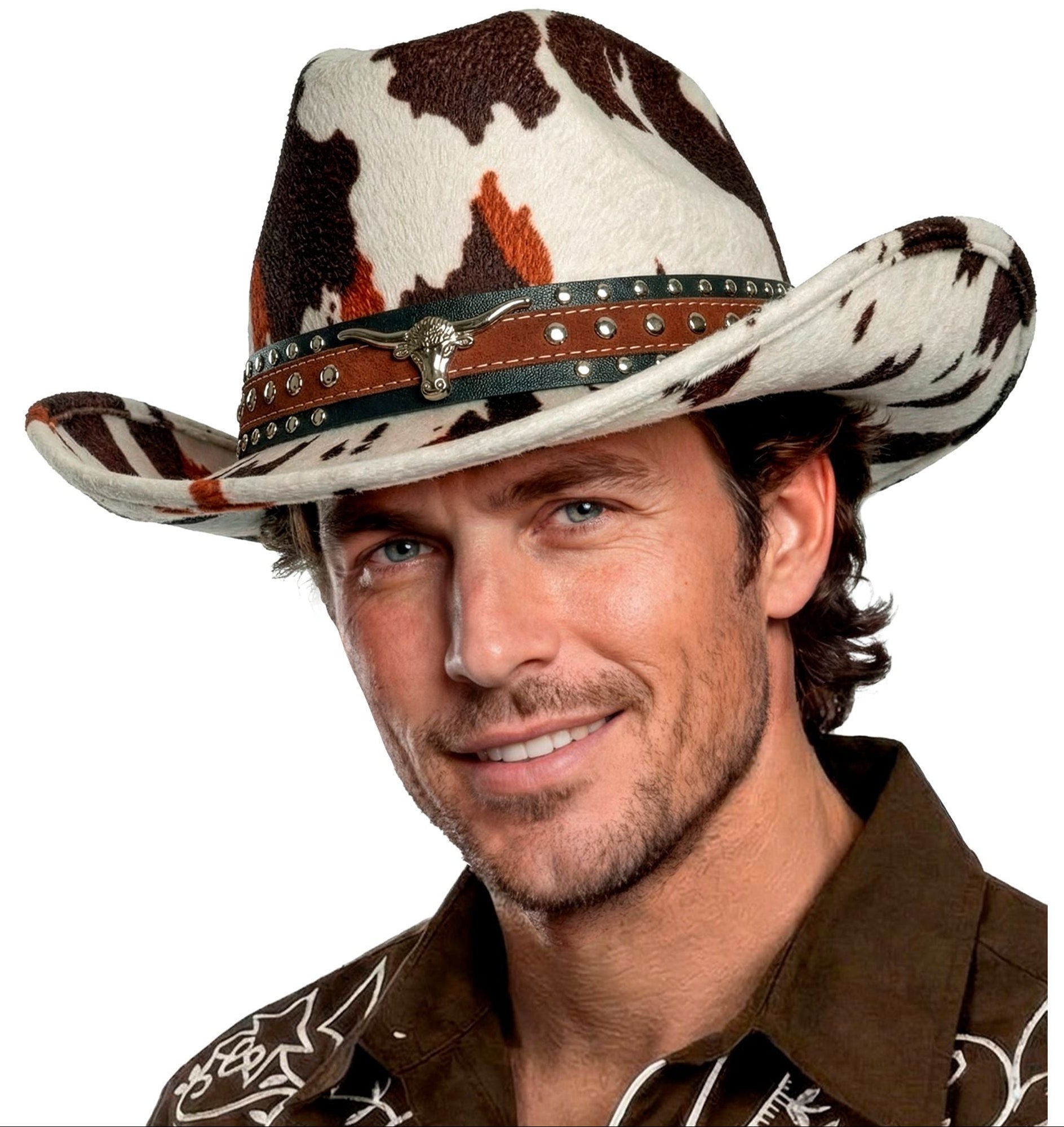 Montana-Tierleder Cowboy-Hut