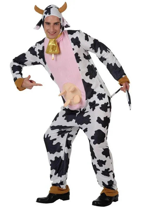 Disfraz de Vaca con tetas Animales Atosa