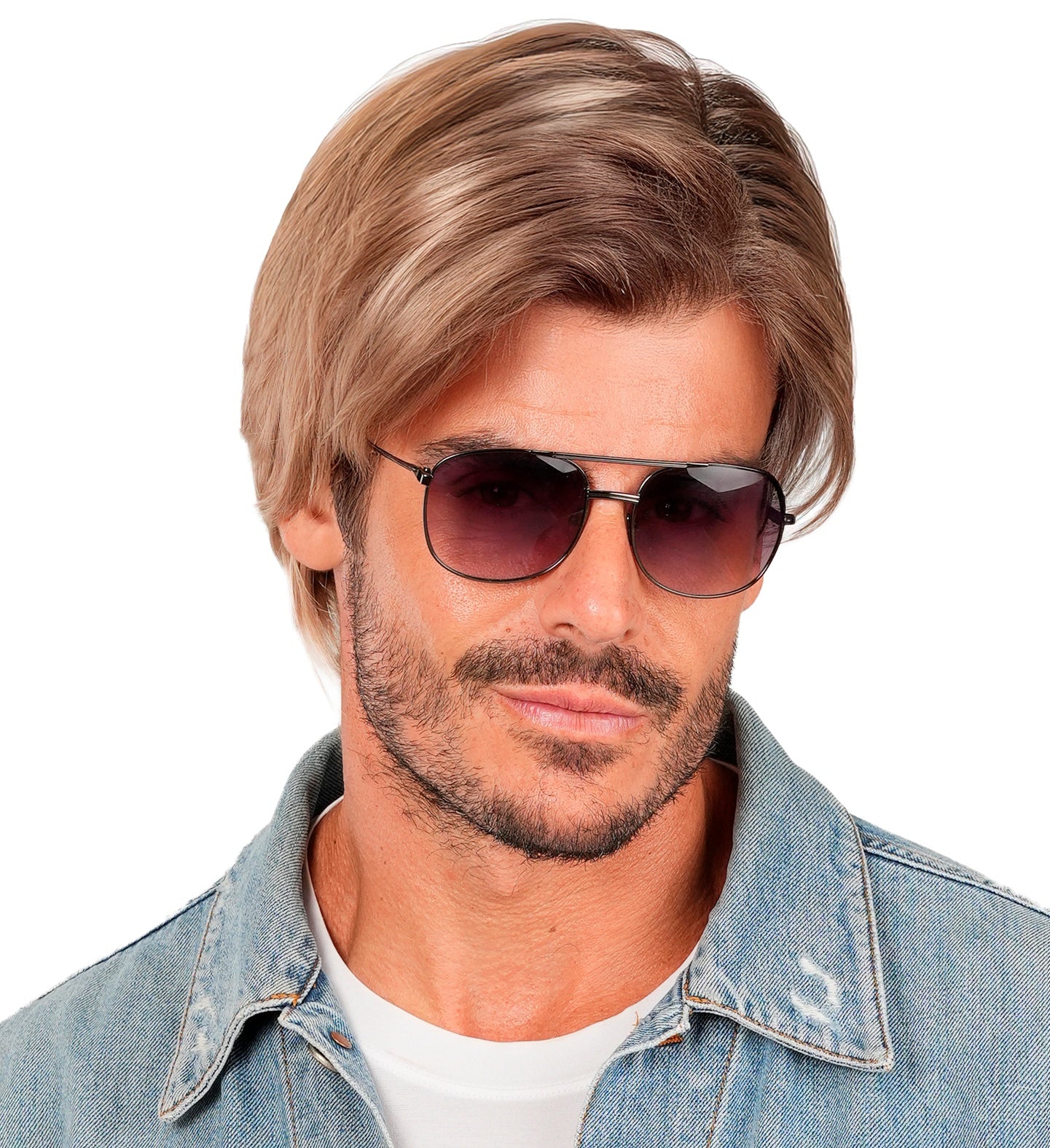 Bezaubernde blonde Perücke der 90er Jahre
