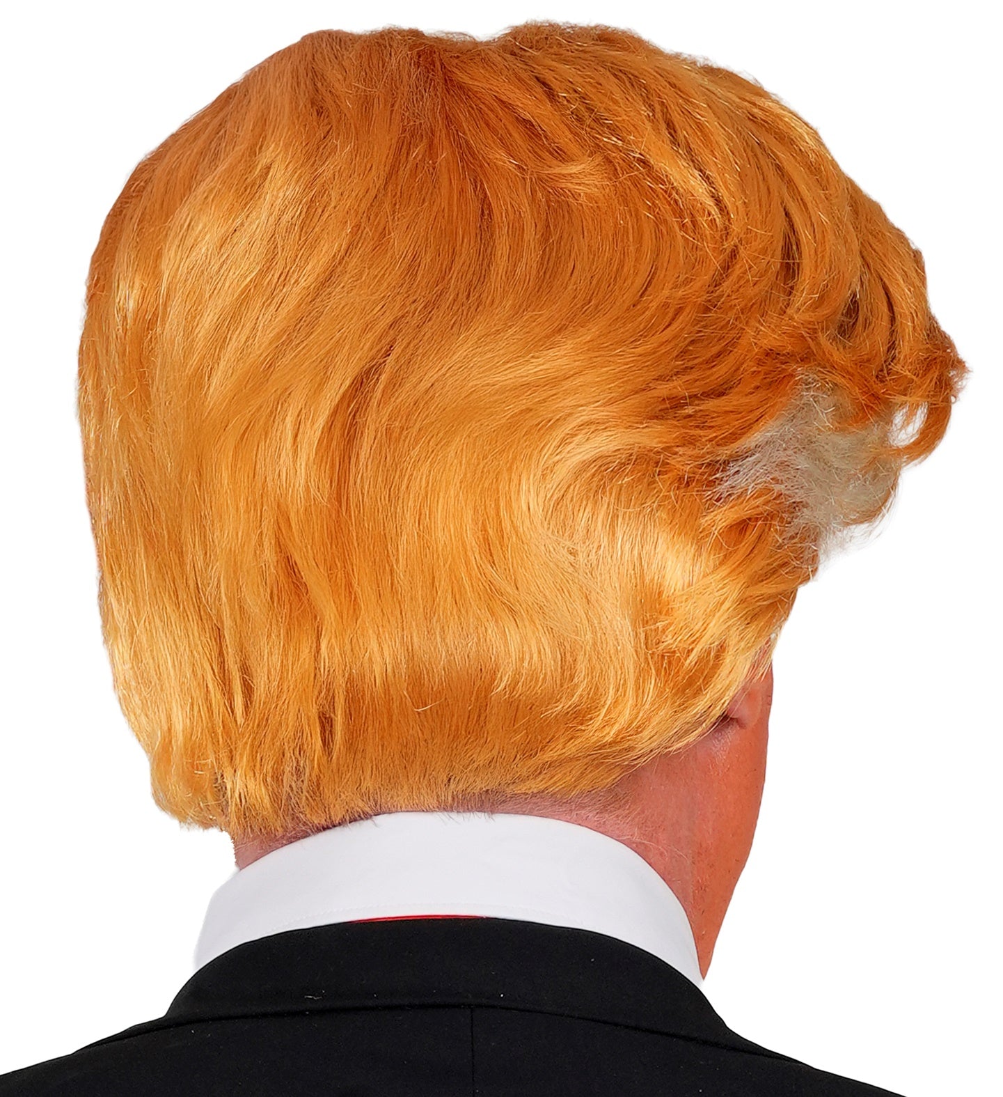 Blonde Perücke des Präsidenten Donald Trump