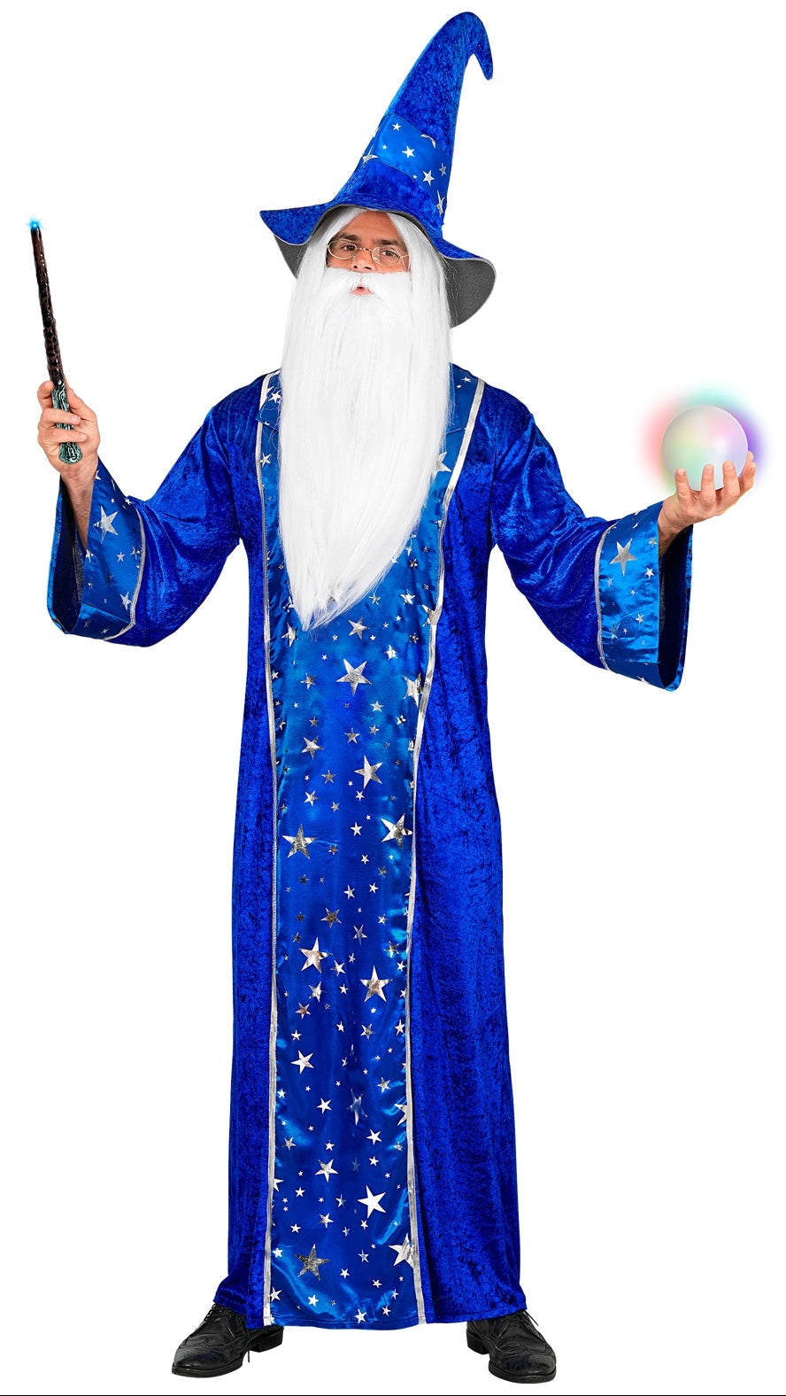 Kostüm Magier Fantasy Merlin für Erwachsener