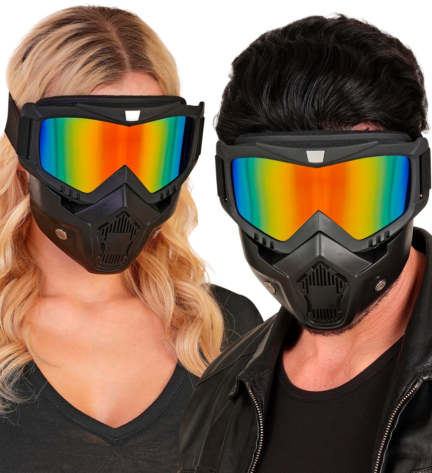 Paintball-Maske Spiegel Regenbogen