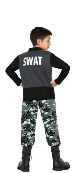 Disfraz de SWAT Infantil Policías y Presos Atosa