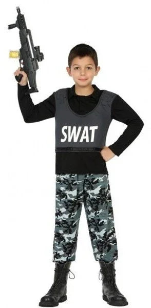 Disfraz de SWAT Infantil Policías y Presos Atosa