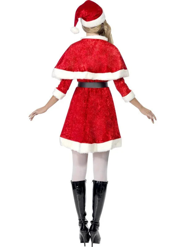 Disfraz de Mamá Noel con Capa para Mujer Navidad Smiffys