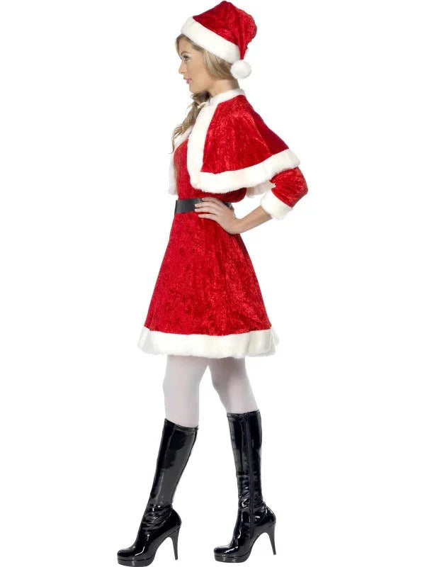 Disfraz de Mamá Noel con Capa para Mujer Navidad Smiffys