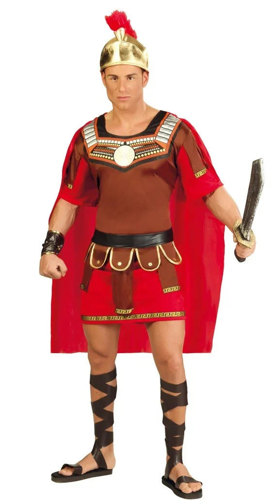 Disfraz de Romano con Casco para Hombre Adultos Guirca