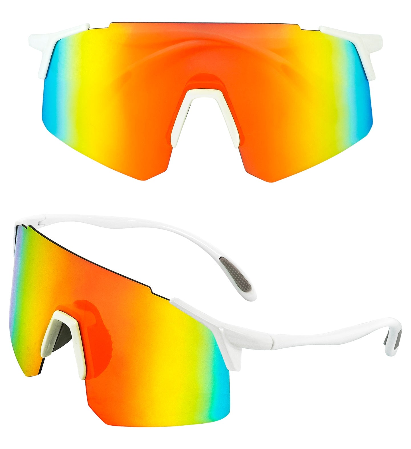 Gafas de Espejo Arcoíris Tipo Ciclismo Gafas Widmann