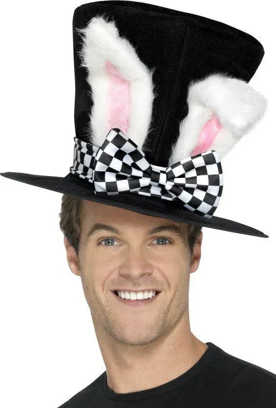 Sombrero con Orejas de Conejo Complementos de Animales Smiffys