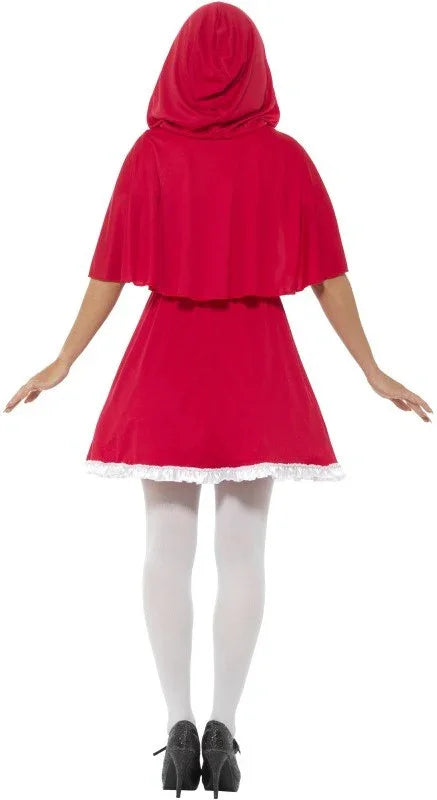 Disfraz de Caperucita Roja Corto para Mujer Dibujos Animados y Cuentos Smiffys