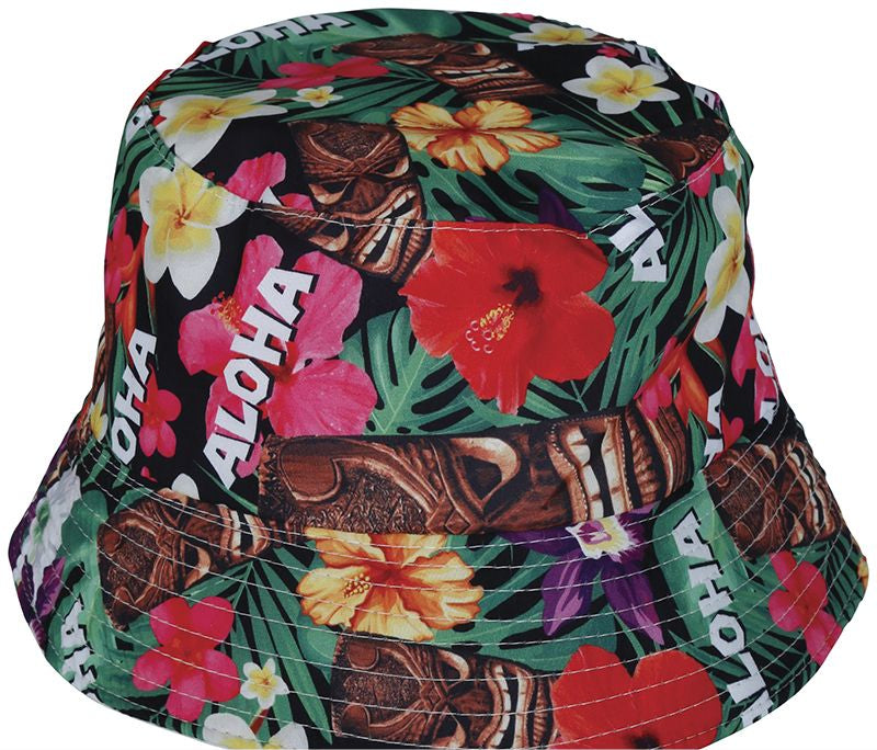 Hut mit hawaiianischem Aufdruck "Aloha" für Erwachsene