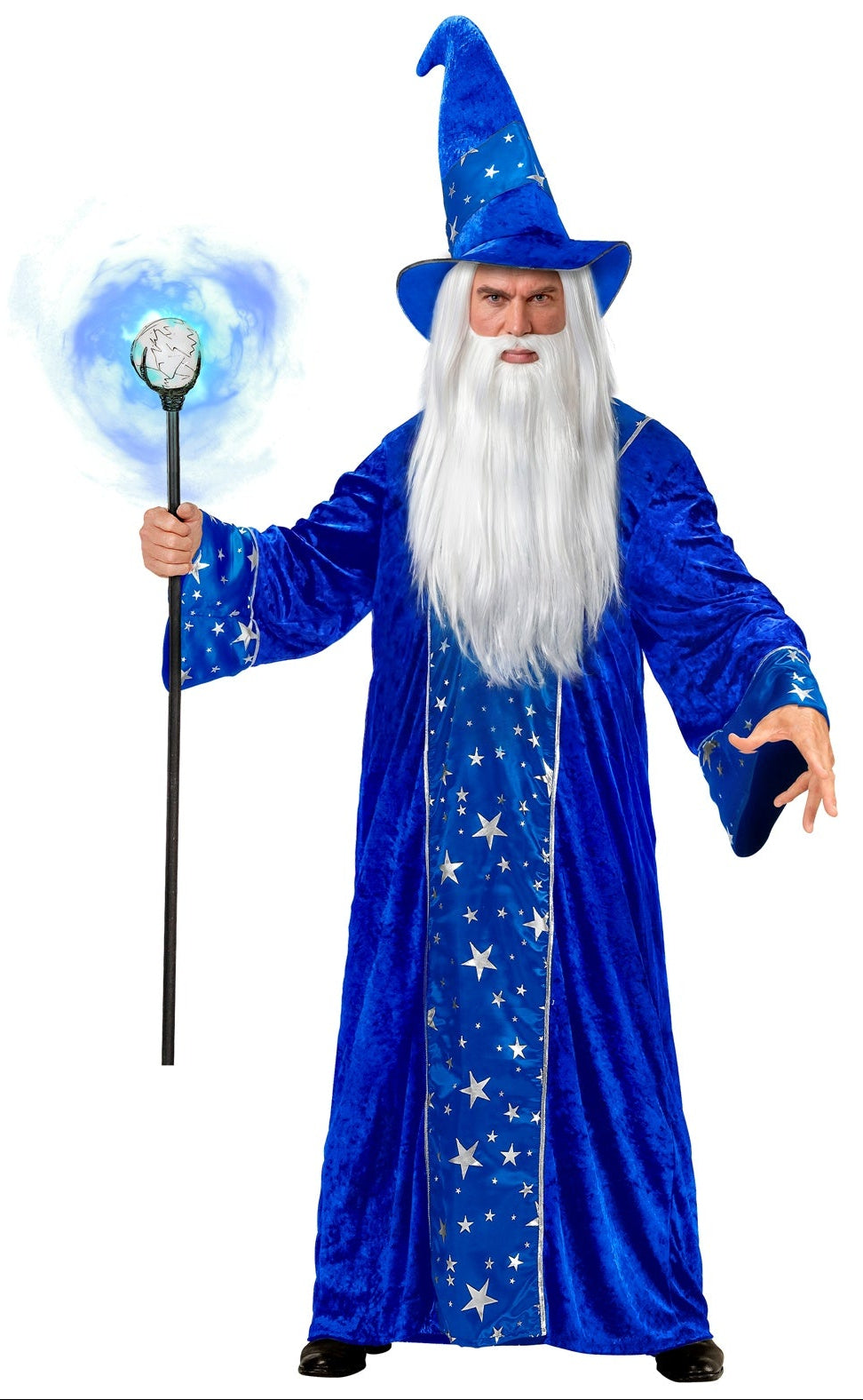 Kostüm Magier Fantasy Merlin für Erwachsener