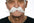 Bigote Grande de Puntas Largas Barbas y Bigotes Viving Blanco