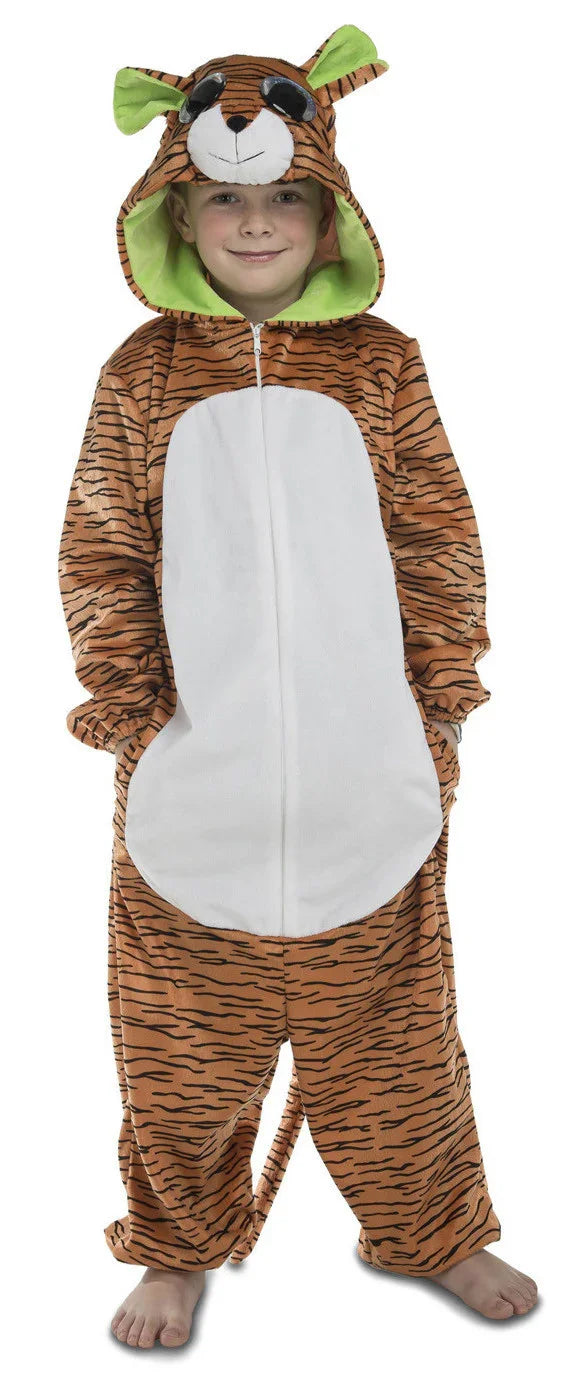 Disfraz de Tigre Ojazos Pijama para Niños Tigre Sustitución
