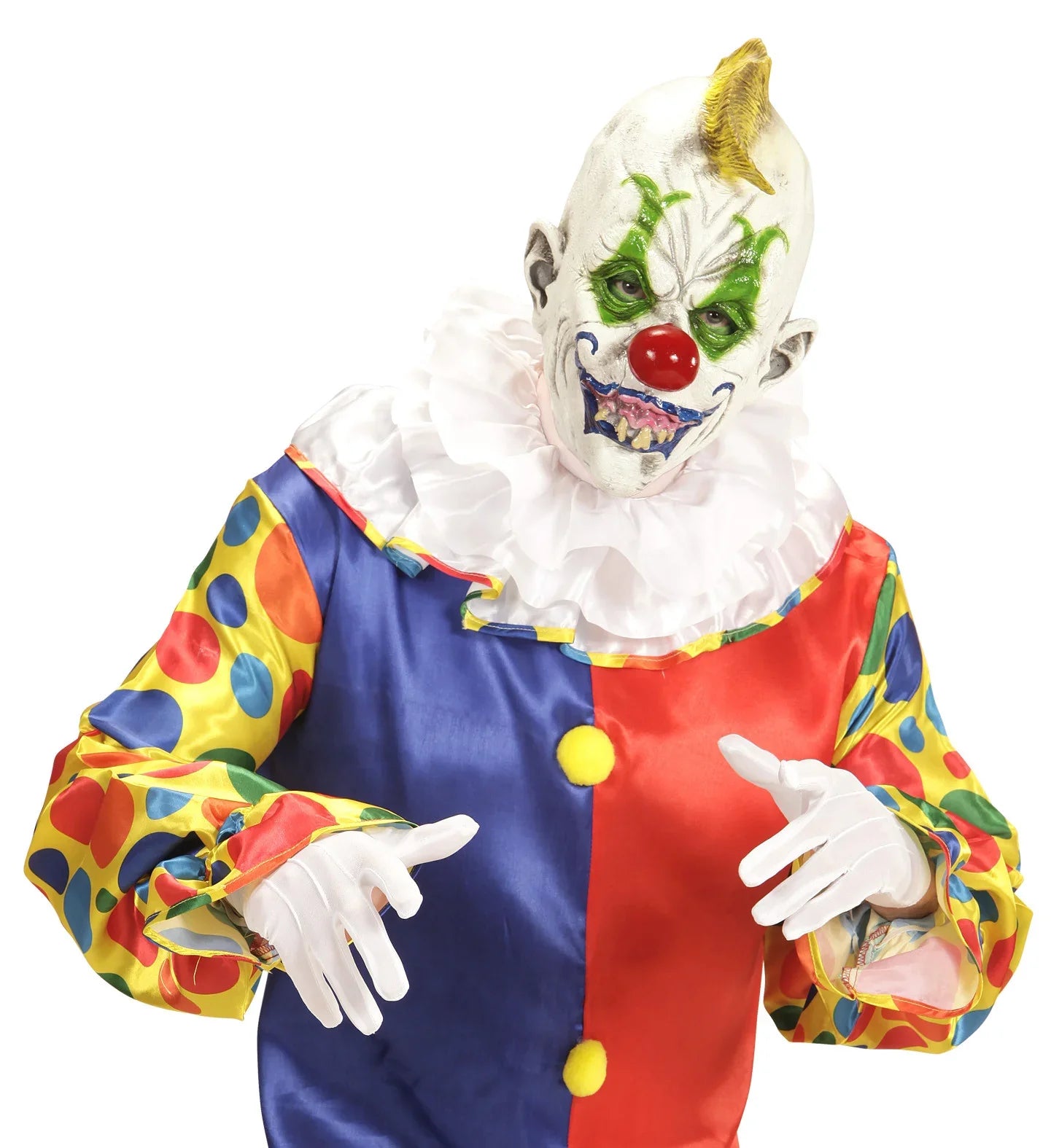 Máscara de Payaso Asesino con Cresta Accesorios Halloween Widmann