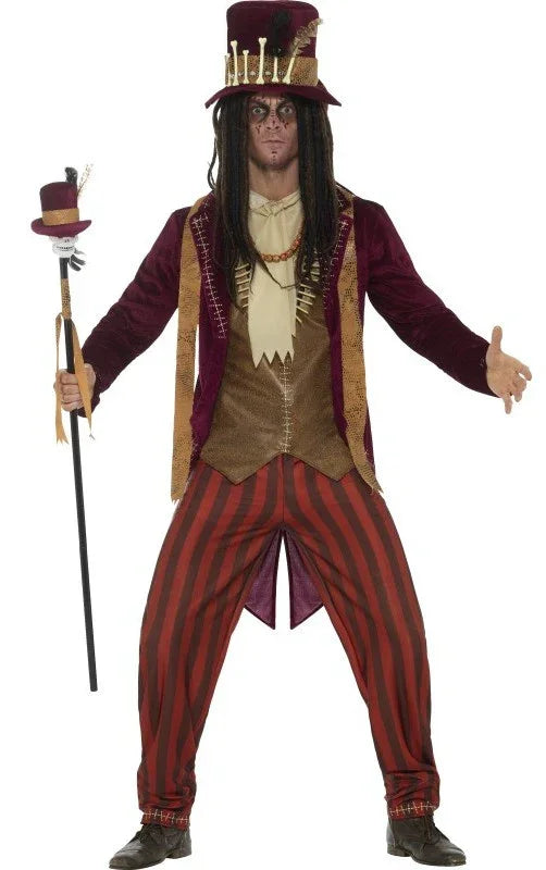 Disfraz de Brujo de Vudú para Hombre Brujas Smiffys