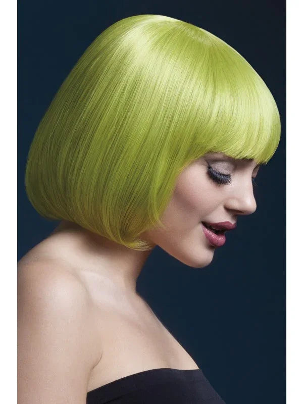 Peluca Verde Pastel con Flequillo Premium Pelucas Premium Smiffys
