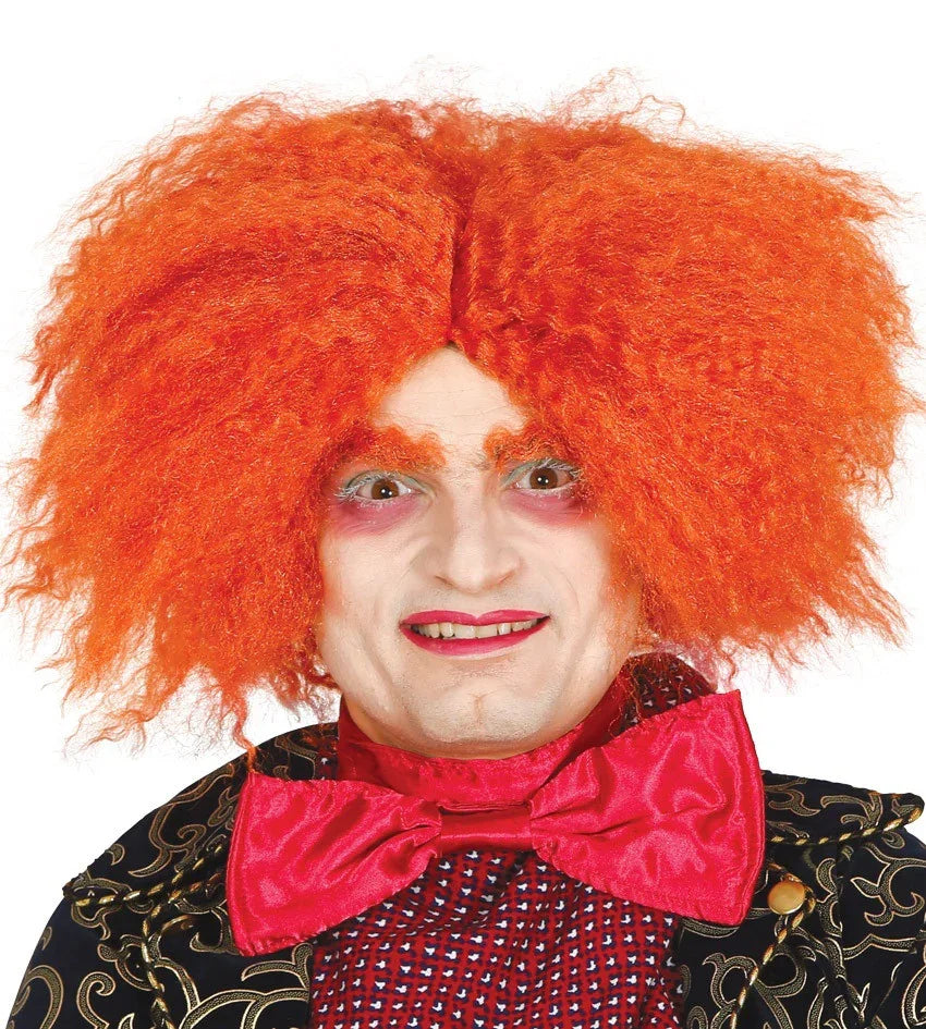 Peluca Naranja de Sombrerero Loco Alicia en el País de las Maravillas Guirca