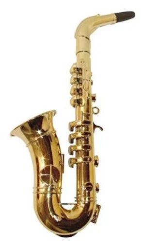 Saxofón Dorado con 8 Notas Músicos y Cantantes EuroCarnavales