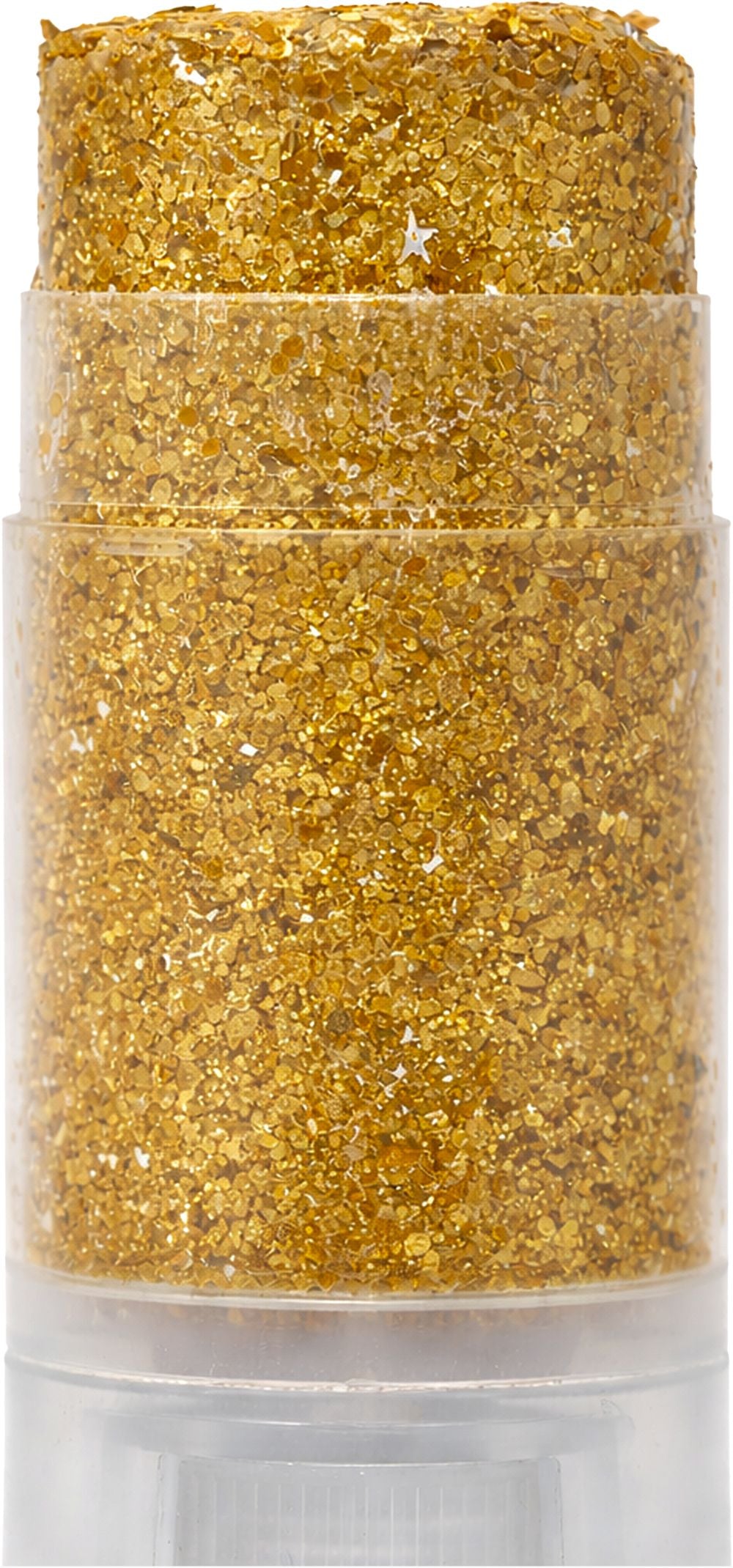 Barra de Maquillaje en Glitter Color Oro
