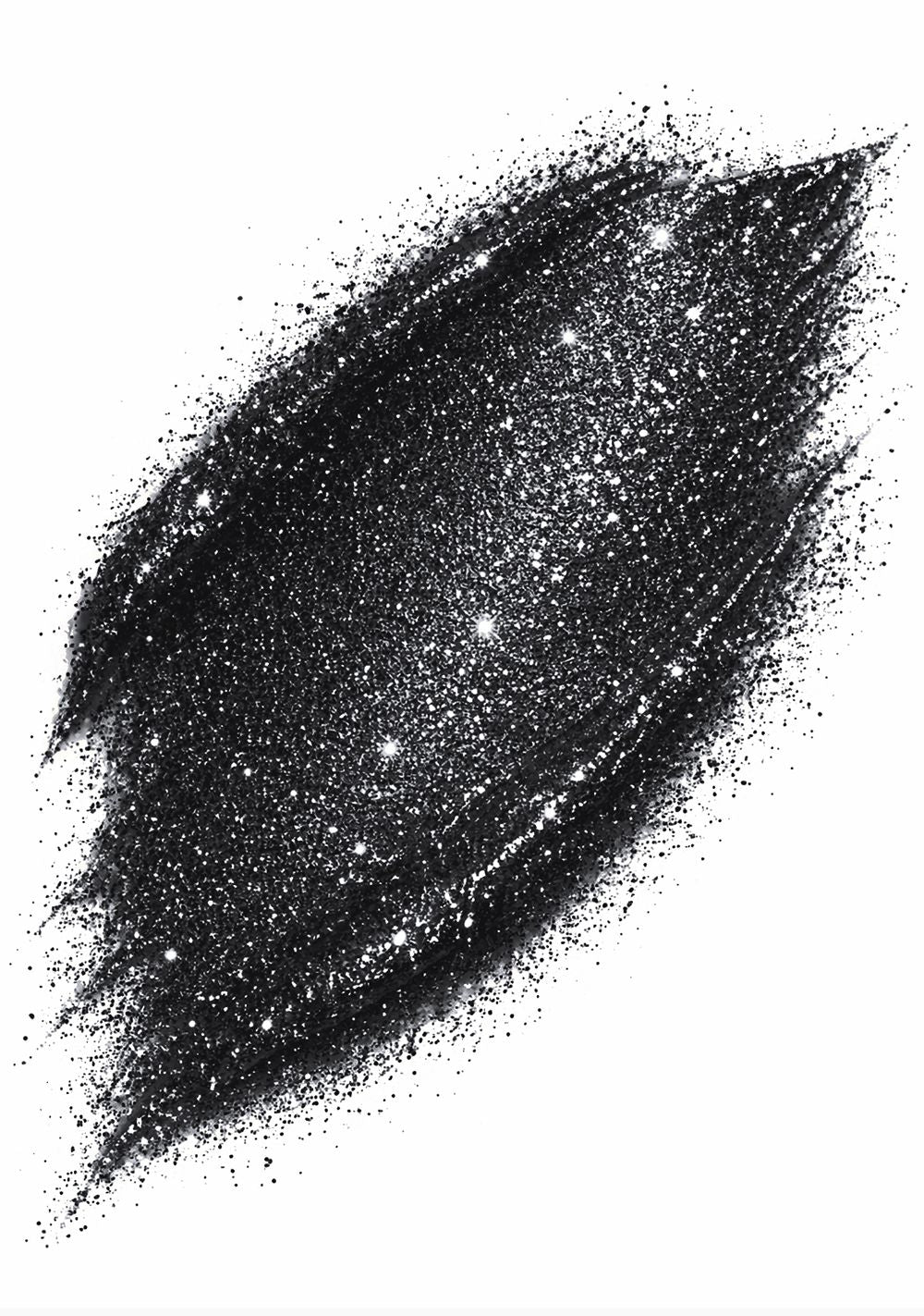 Glitzer-Schminkstift in Schwarz