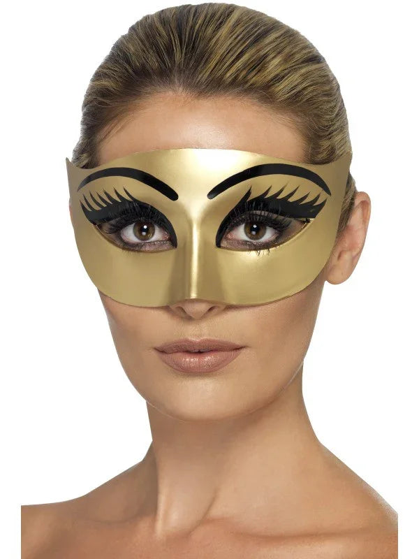 Antifaz de Cleopatra Dorado Antifaces Smiffys