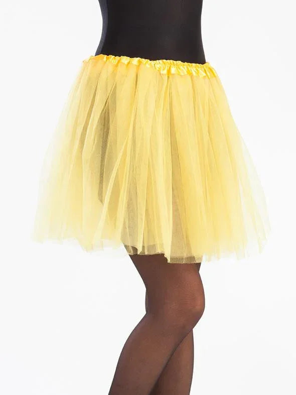 Tutú Amarillo Largo de 40cms para Mujer Tutús Kimokawaii
