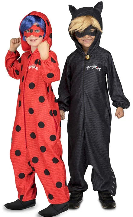 Disfraz de Ladybug Pijama para Niña LadyBug y CatNoir Viving