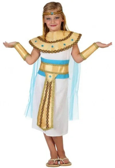 Disfraz de Cleopatra para Niña Egipcio Atosa