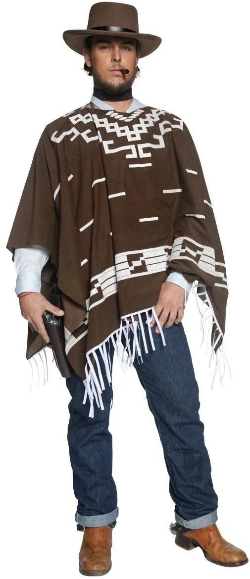 Disfraz de Clint Eastwood Premium para Hombre Vaquero Smiffys