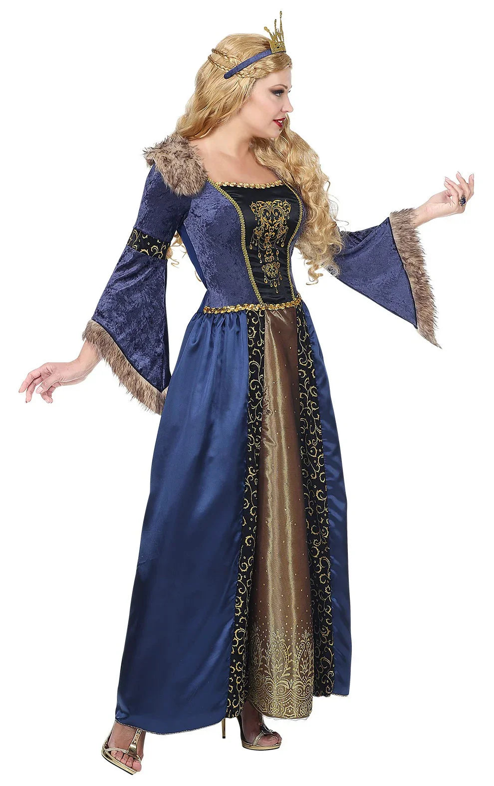 Disfraz de Reina Medieval Elegante para Mujer Reyes y Reinas Medievales Widmann