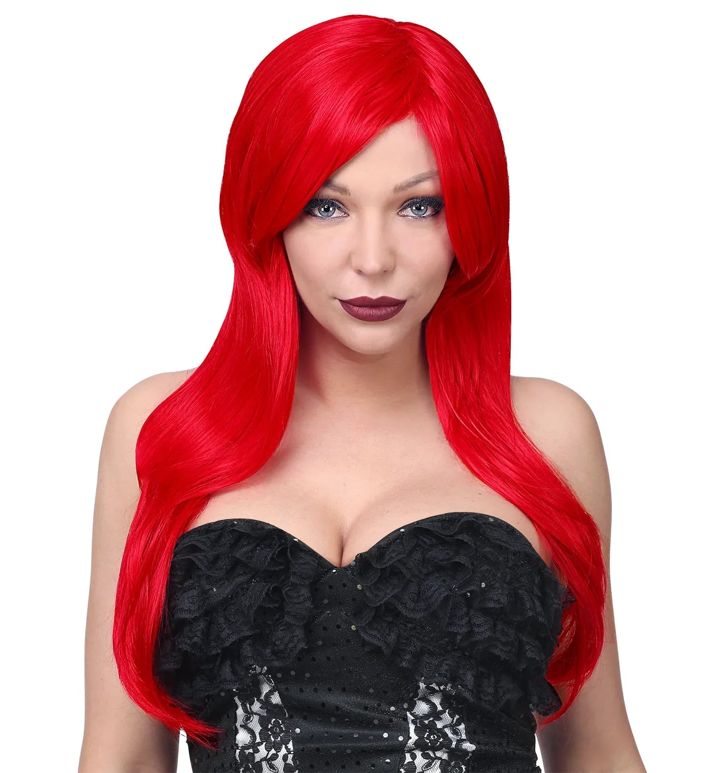 Peluca Roja con Melena Larga Lisa Pelucas Rojas Widmann
