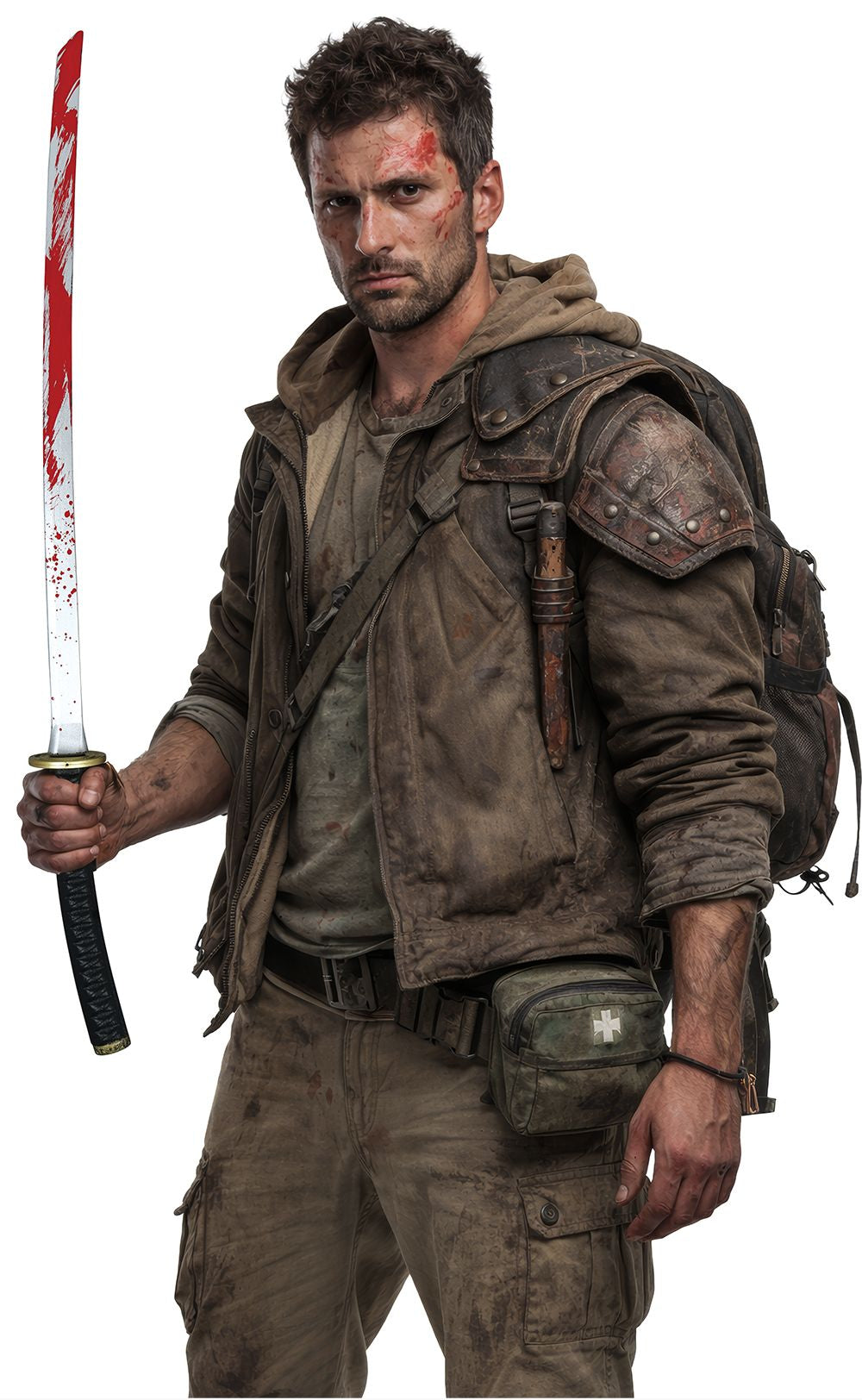 Samuraischwert mit Blut von 97 cm