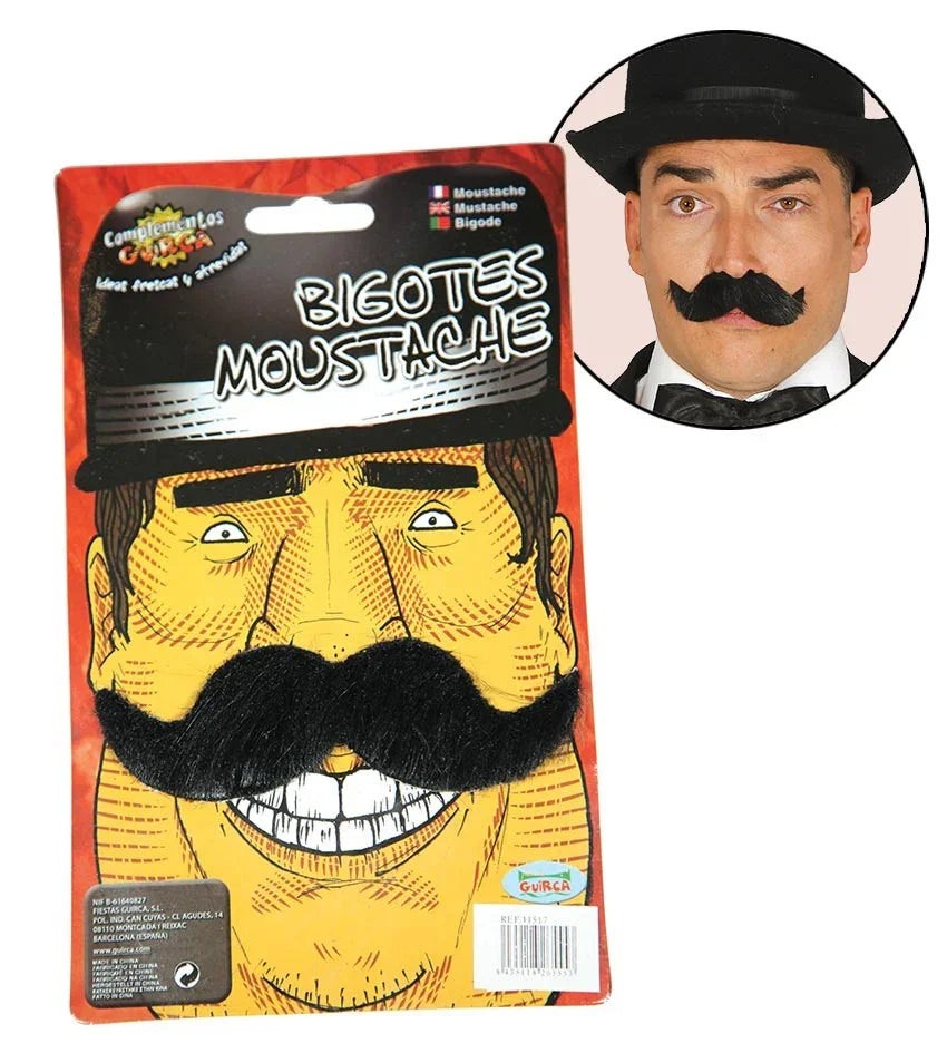 Bigote Negro Estilo Francés Barbas y Bigotes Guirca