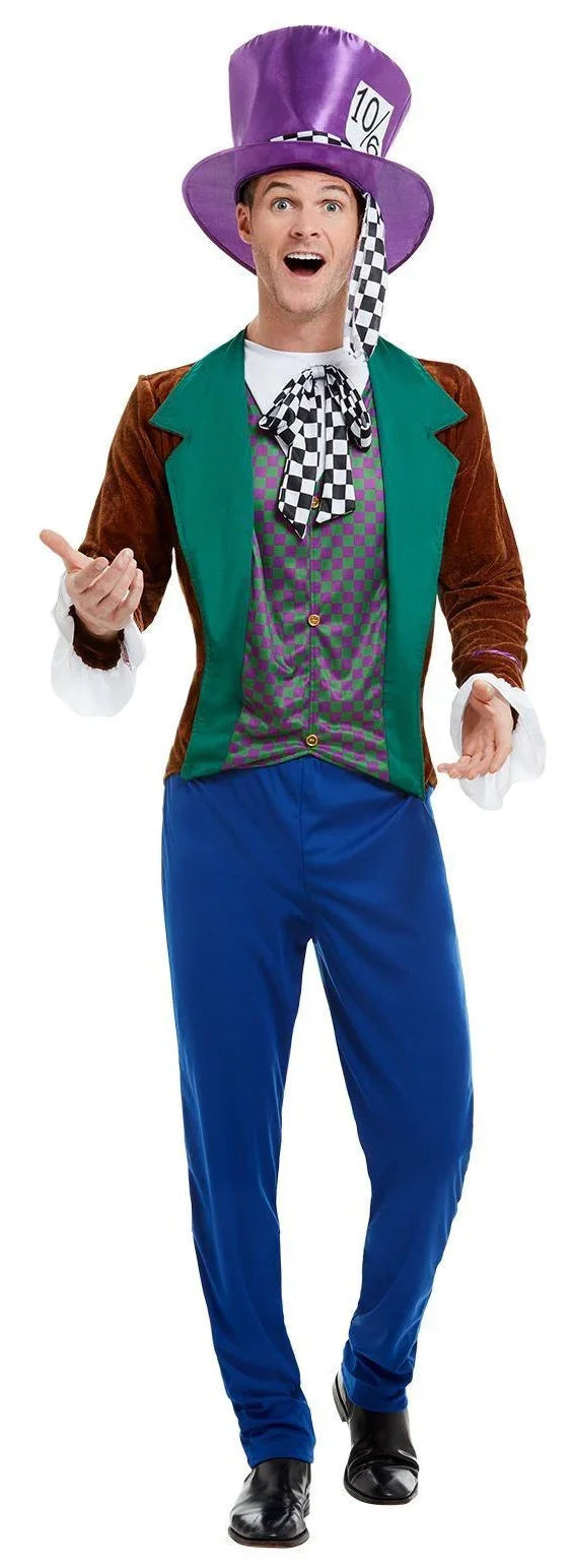 Disfraz de Sombrerero Loco Divertido para Hombre Sombrerero Loco Smiffys