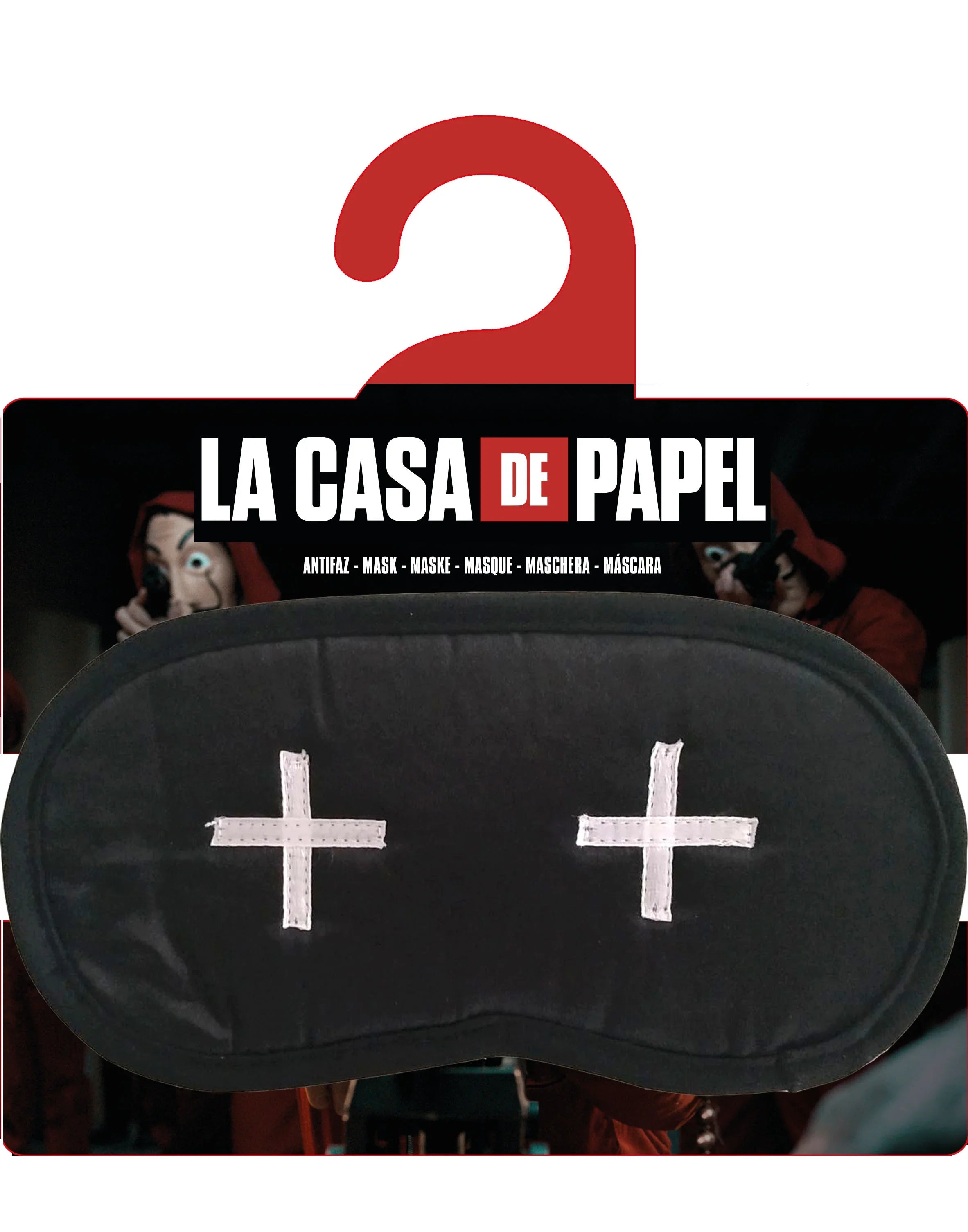 Antifaz de Rehén de la Casa de Papel La Casa de Papel EuroCarnavales