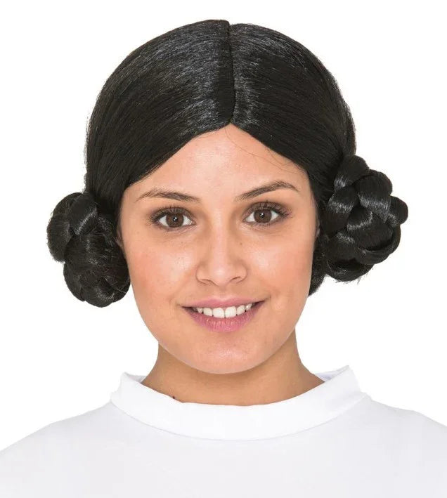 Peluca de la Princesa Leia Morena Star Wars EuroCarnavales