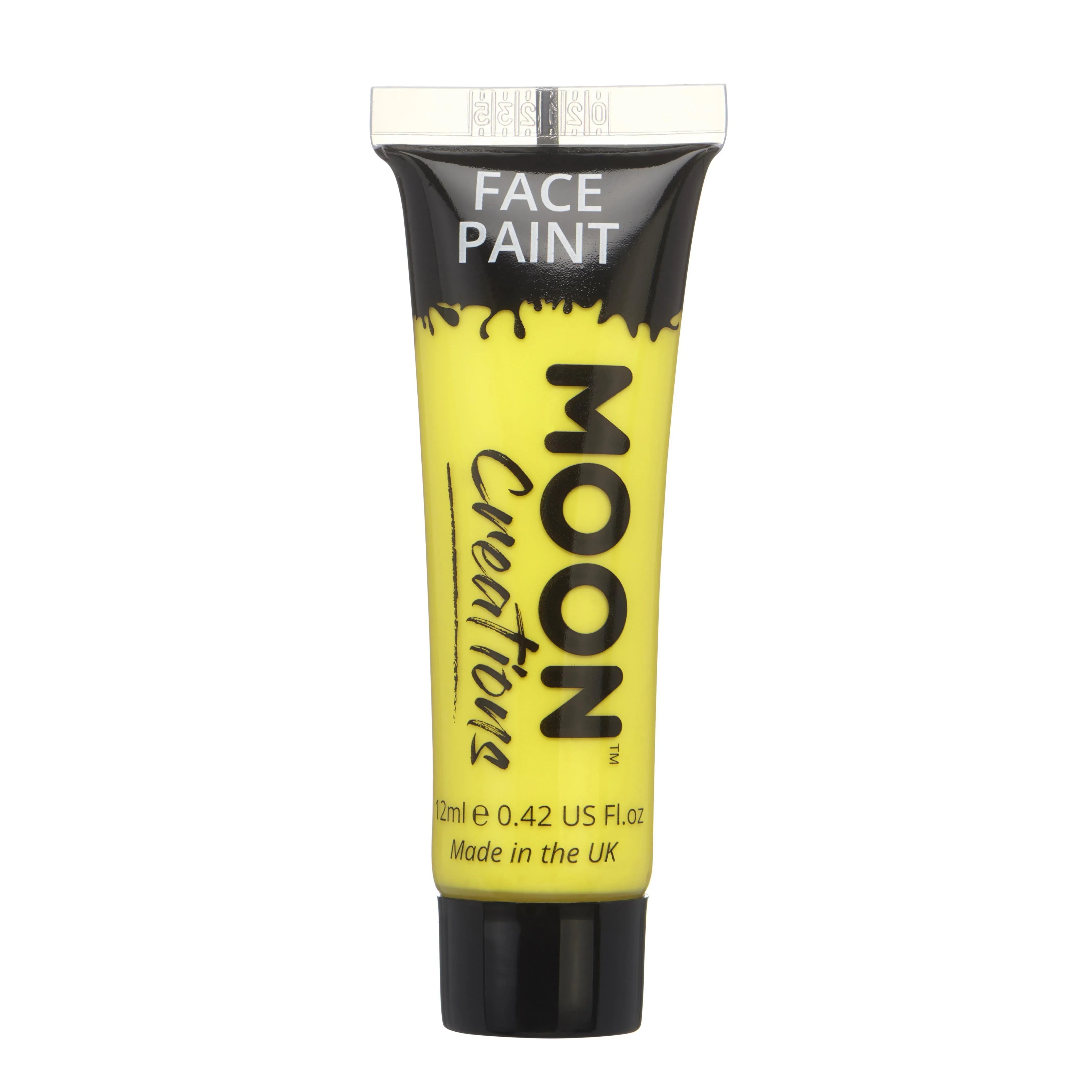Pintura en Crema para Cara y Cuerpo en Colores Maquillaje en Crema Smiffys Amarillo