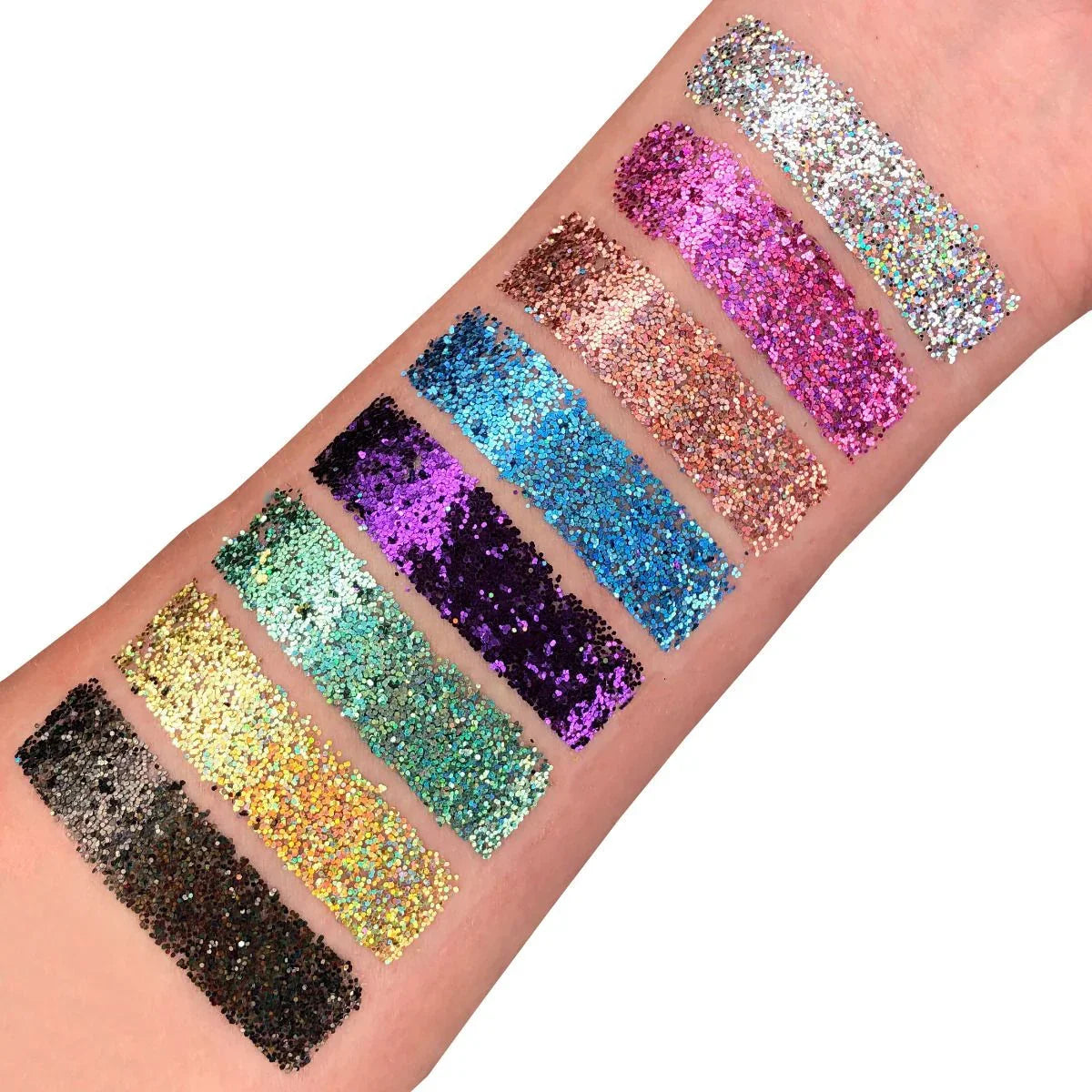Gel de Purpurina Holográfica Fina en Colores Purpurina y Escarcha Smiffys