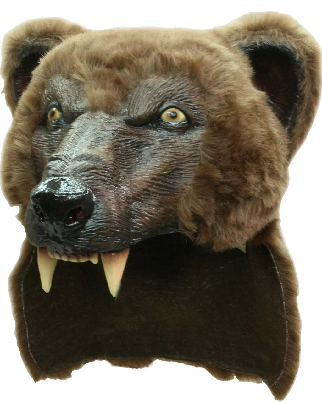 Casco de Cabeza de Oso Pardo de Látex Oso Pardo, Panda y Polar Ghoulish