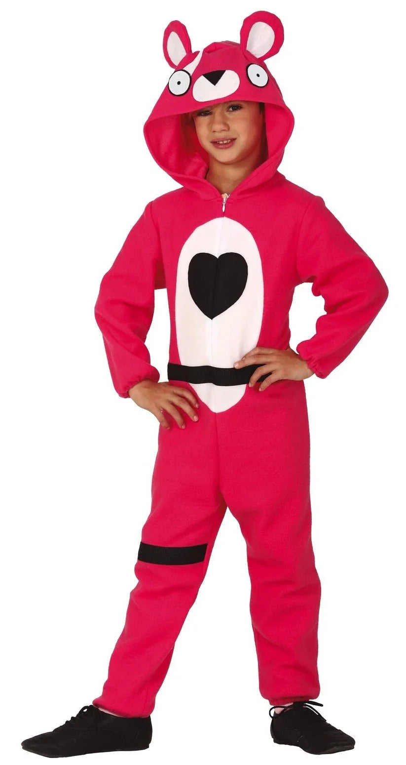 Disfraz de Oso Rosa Fortnite Infantil Fortnite Guirca