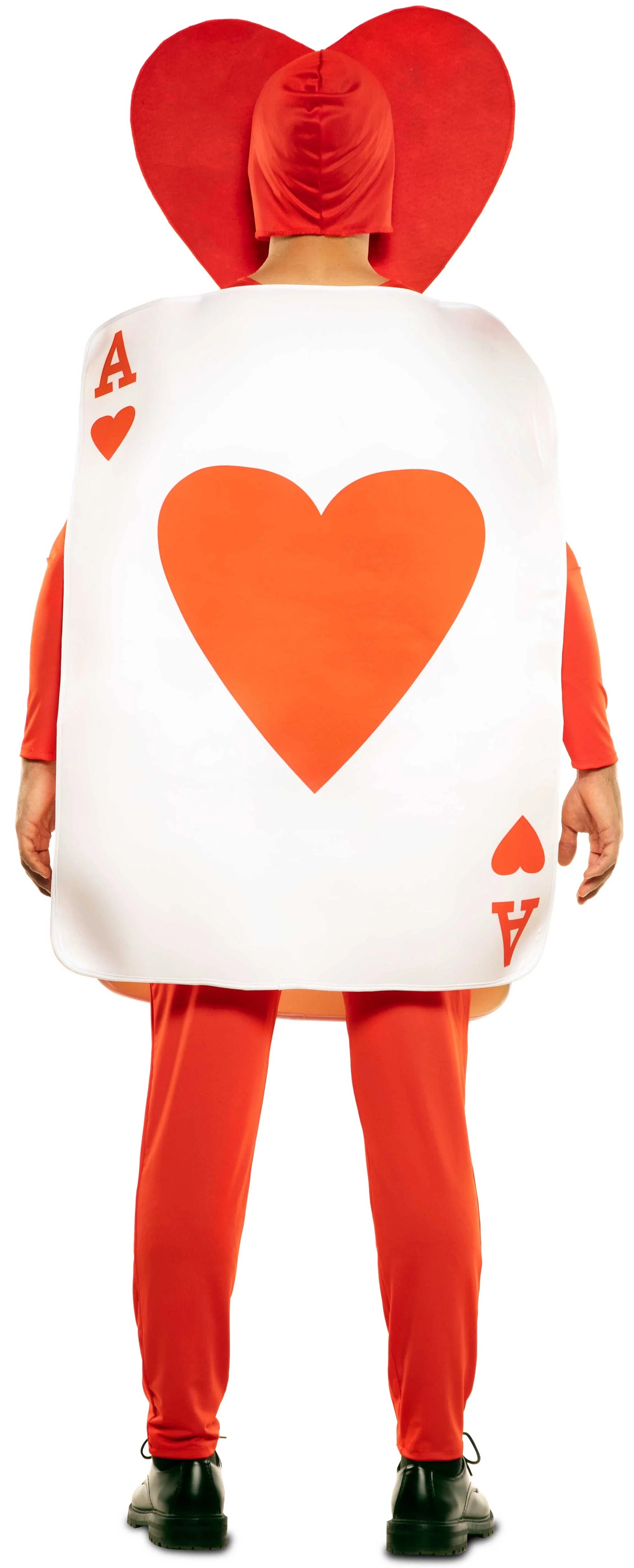 Disfraz de Carta As de Corazones para Adulto Cartas Poker EuroCarnavales