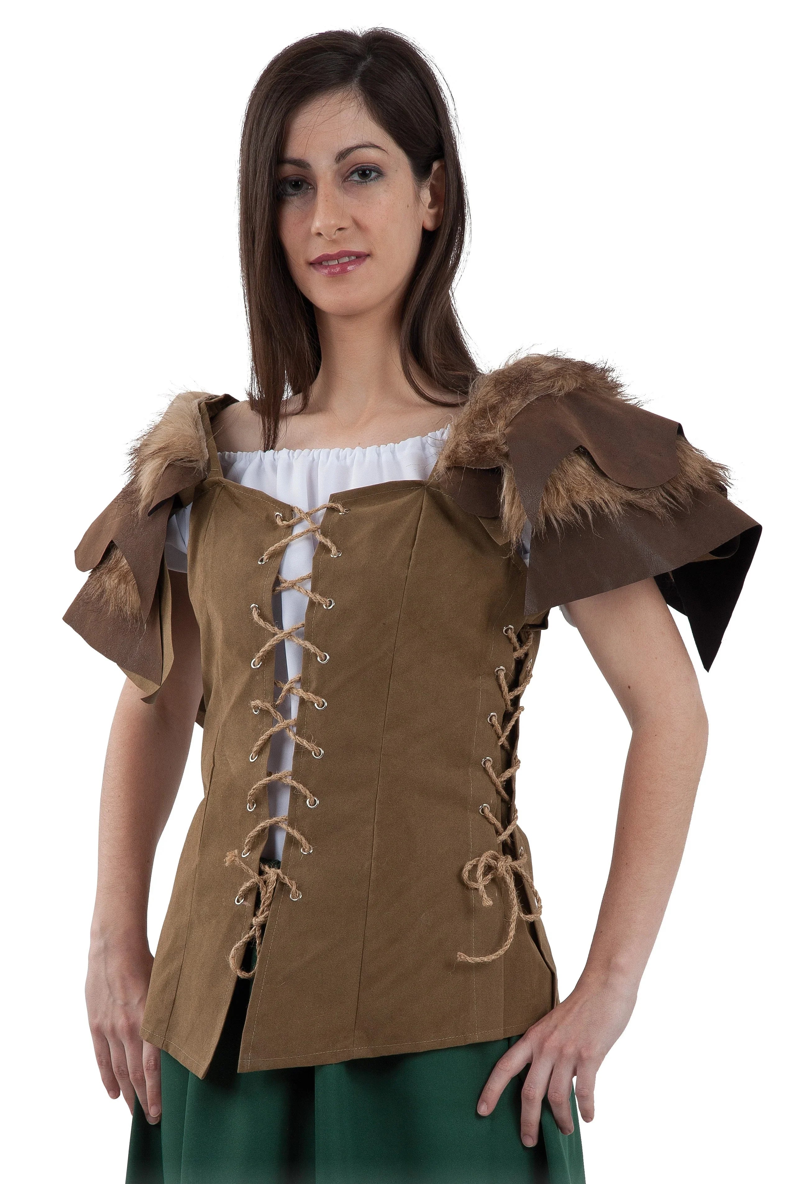 Chaleco Corpiño de Campesina Medieval para Mujer Complementos Medievales Fycar Complementos