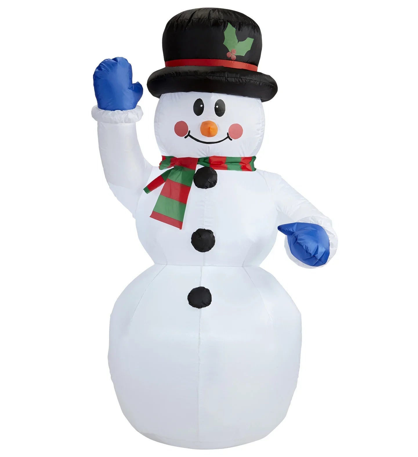 Muñeco de Nieve Hinchable de Decoración Complementos Navidad Widmann