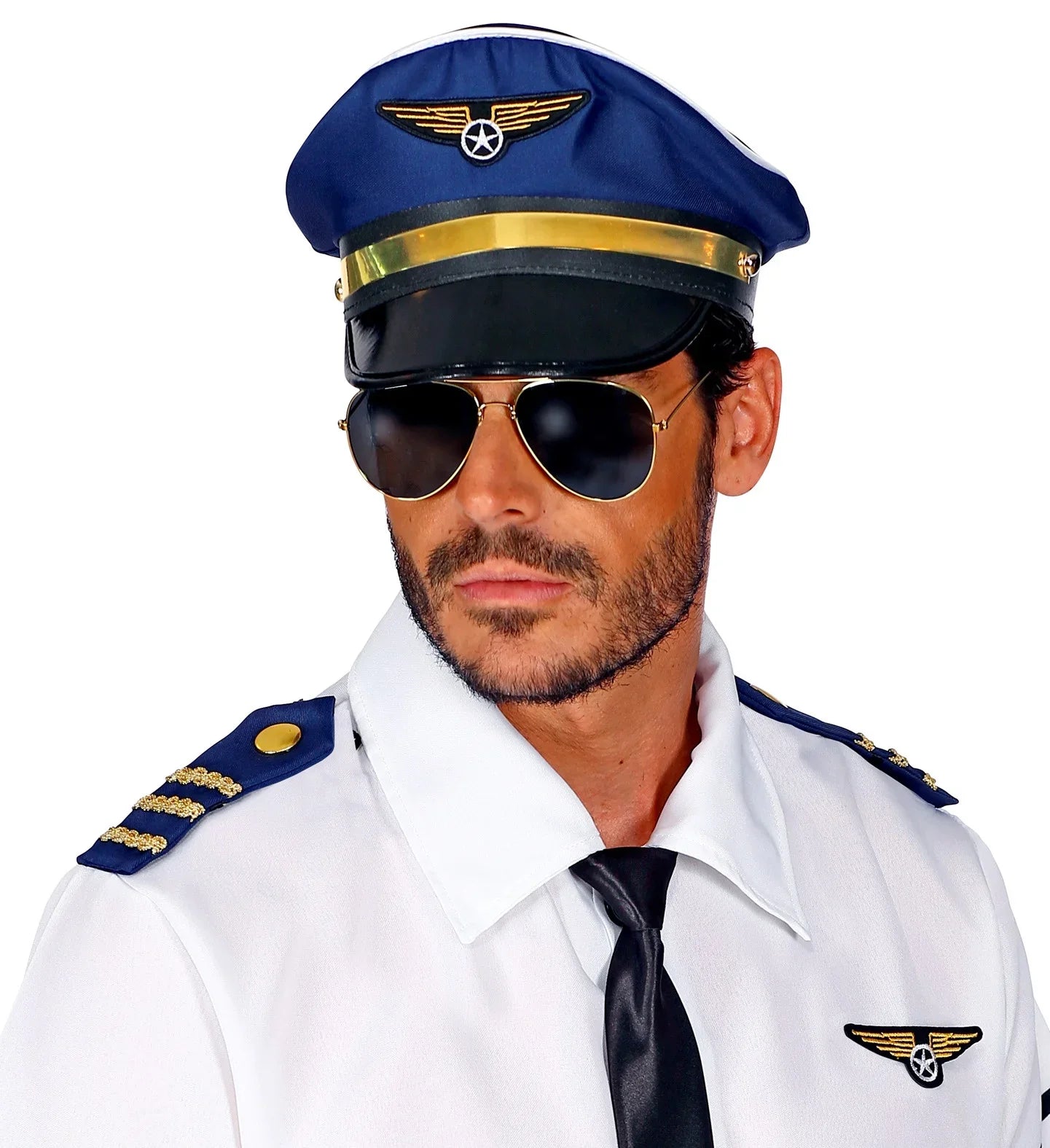 Kit de Disfraz de Piloto de Avión para Adulto Pilotos y Aviadores Widmann