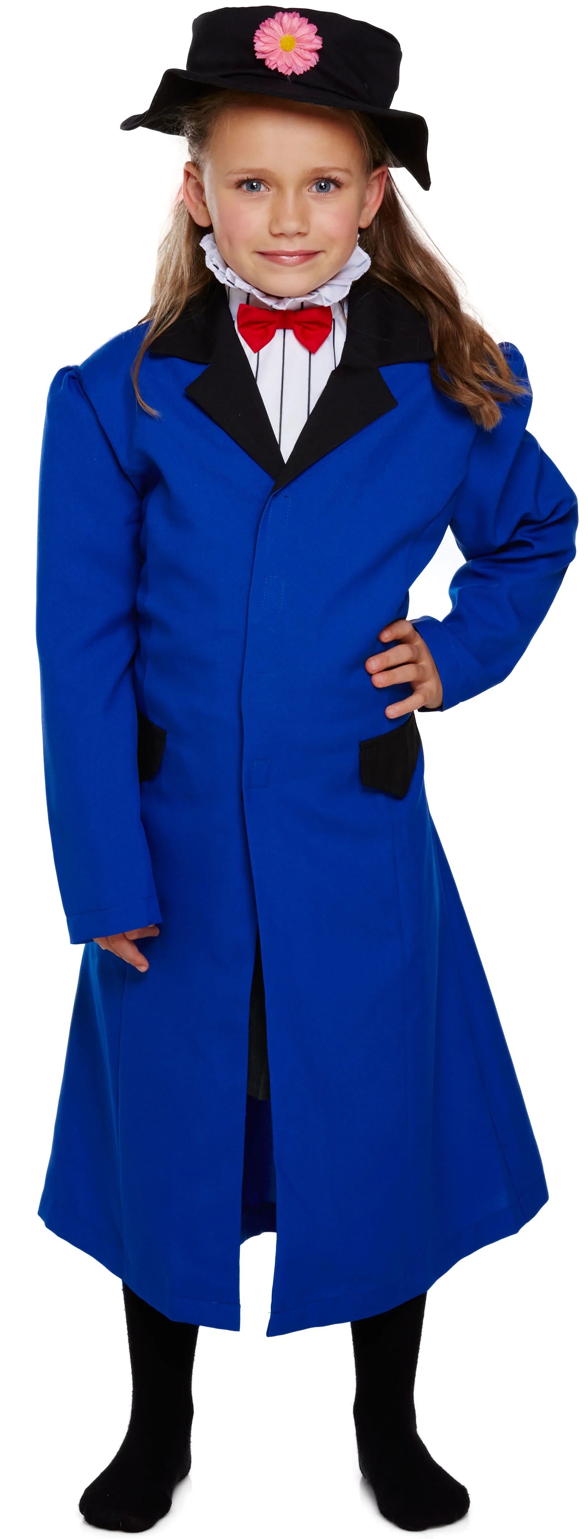 Disfraz de Mary Poppins Azul Infantil Mary Poppins Harlequin