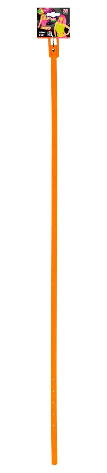 Cinturón Naranja Neón Fino Estilo Años 80 Años 80 Widmann