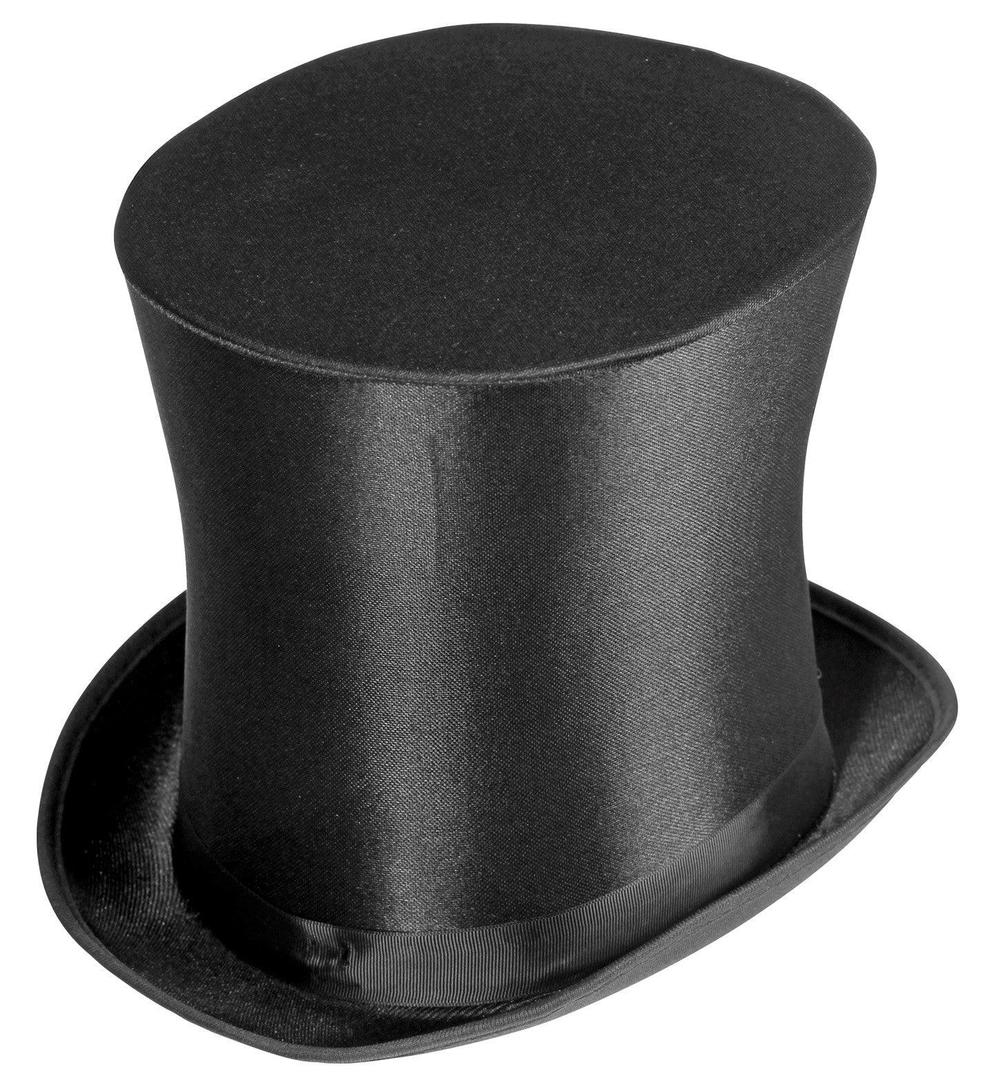 Sombrero de Copa Alta Negro Acampanado Chisteras Widmann